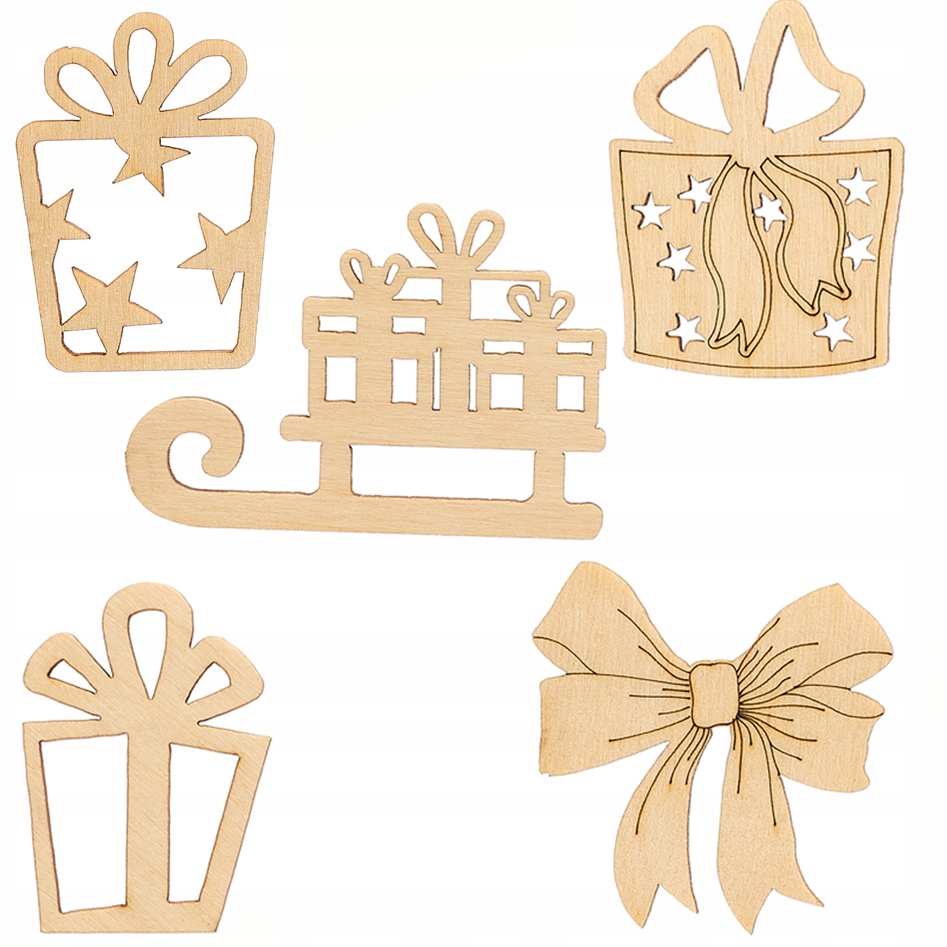 

Drewniane Bileciki Do Prezentów Świątecznych