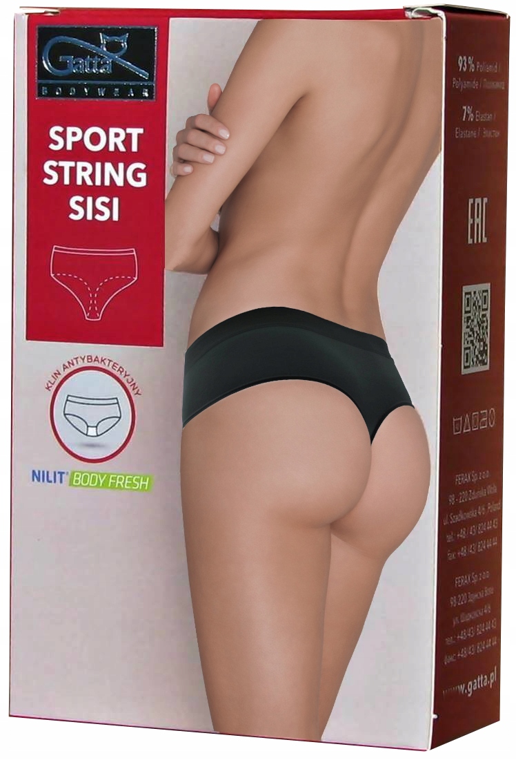 

Gatta Sisi String Sport Bezszwowe Stringi r. S
