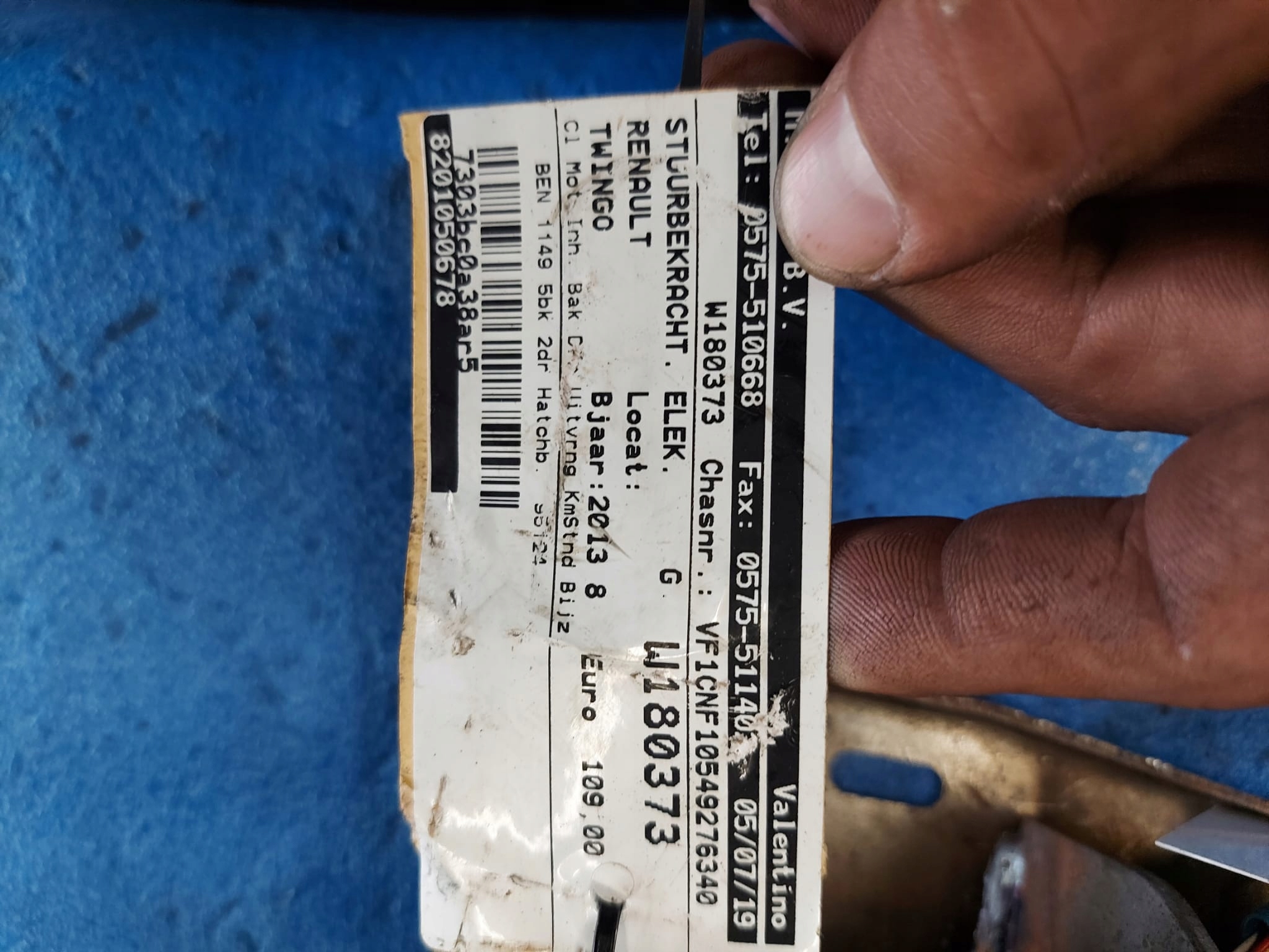 control electrics 488109657R Renault Twingo II 2