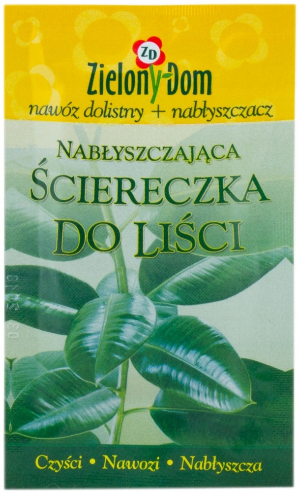 

Ściereczka Nawozowo Nabłyszczająca Do Liści Kwiat