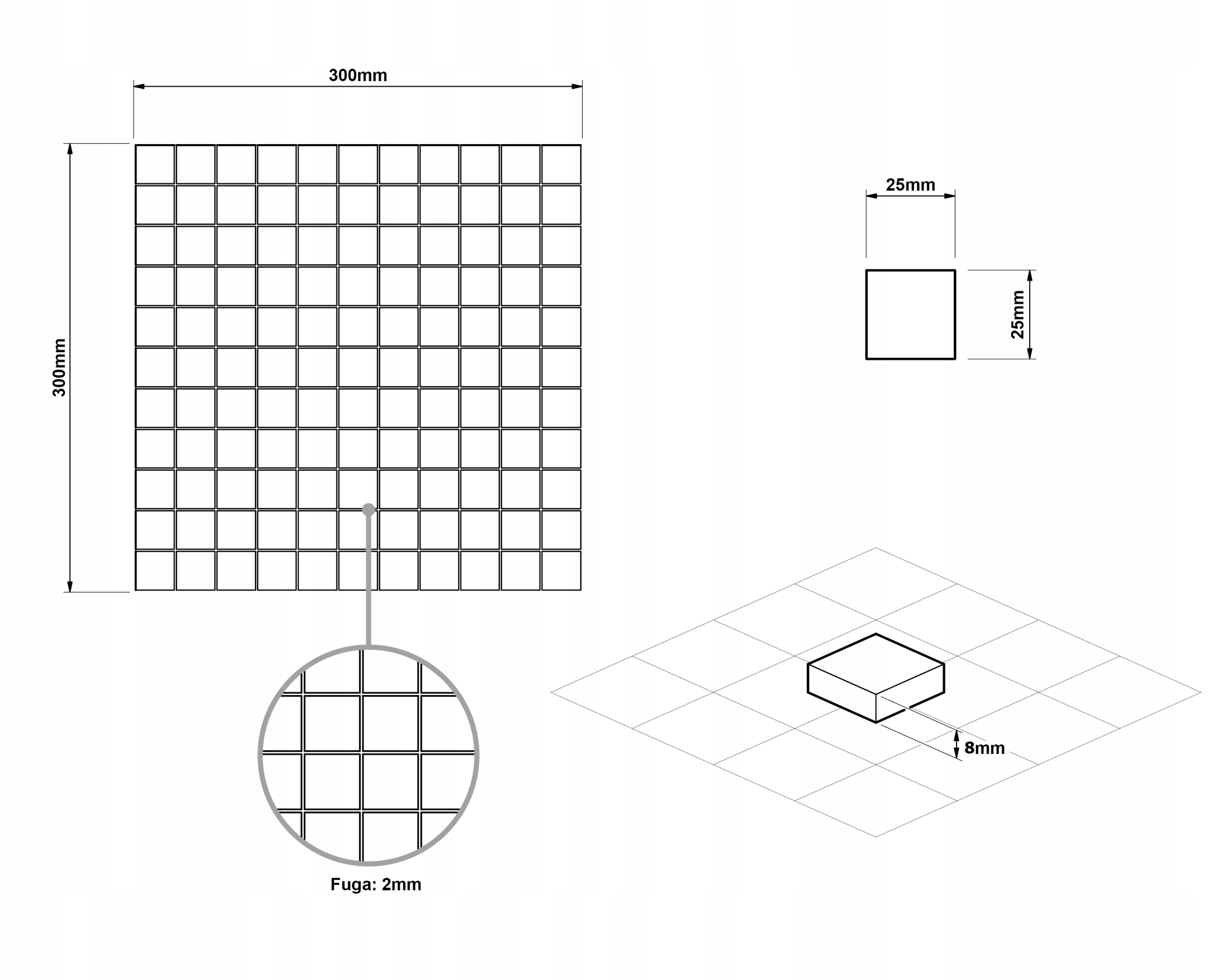 MOZAIKA SZKLANA BŁĘKITNA MORSKA METALIC 30x30cm Kod producenta MS296