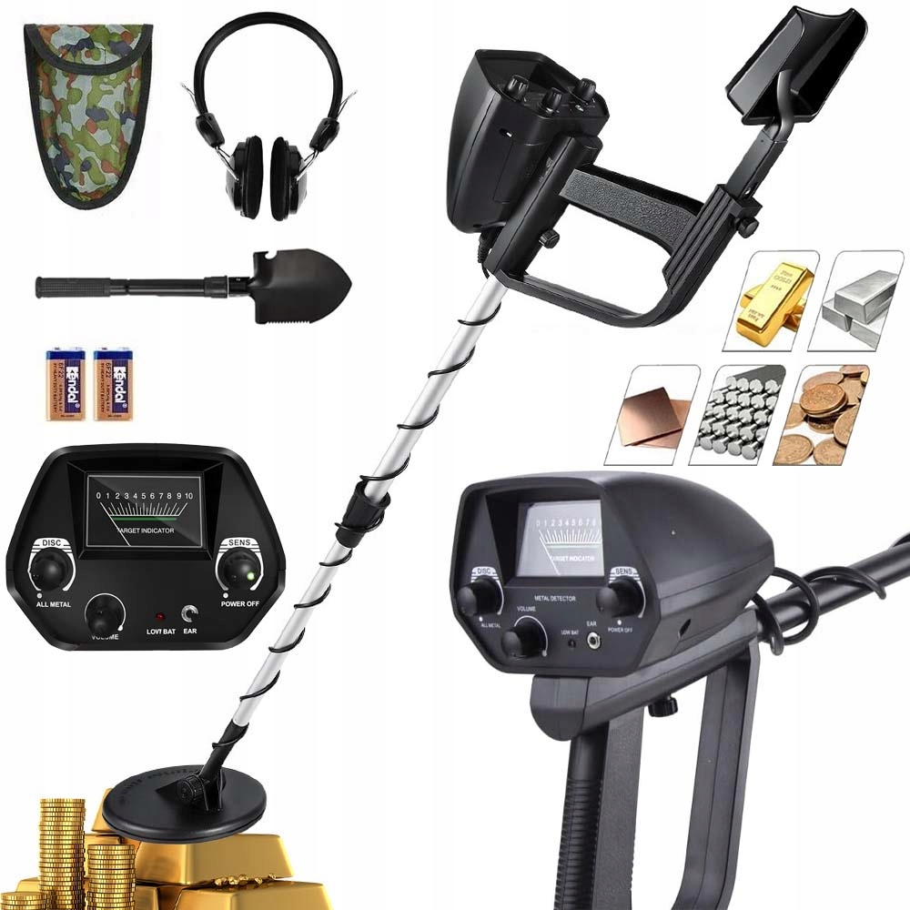 Detektor Kovů, Nastavitelný Detektor, Voděodolný S Sluchátkem