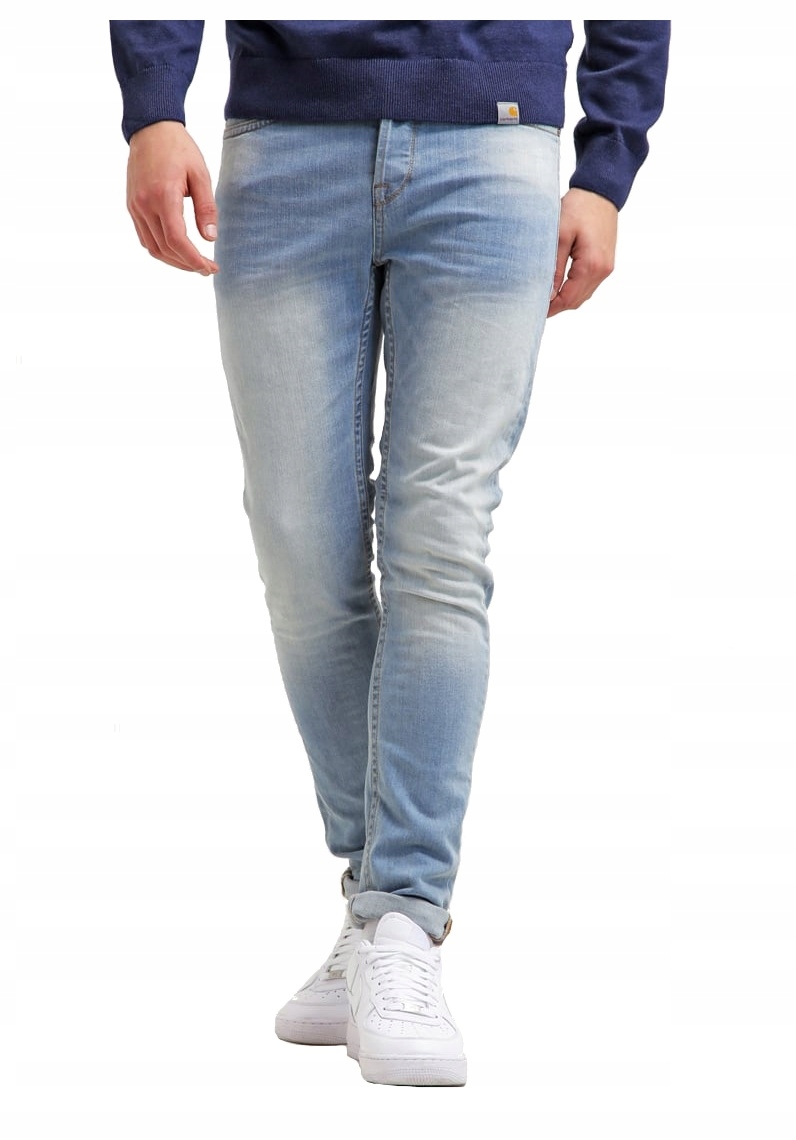 

Only Sons Błękitne wygodne Jeansy slim fit _ 31/34