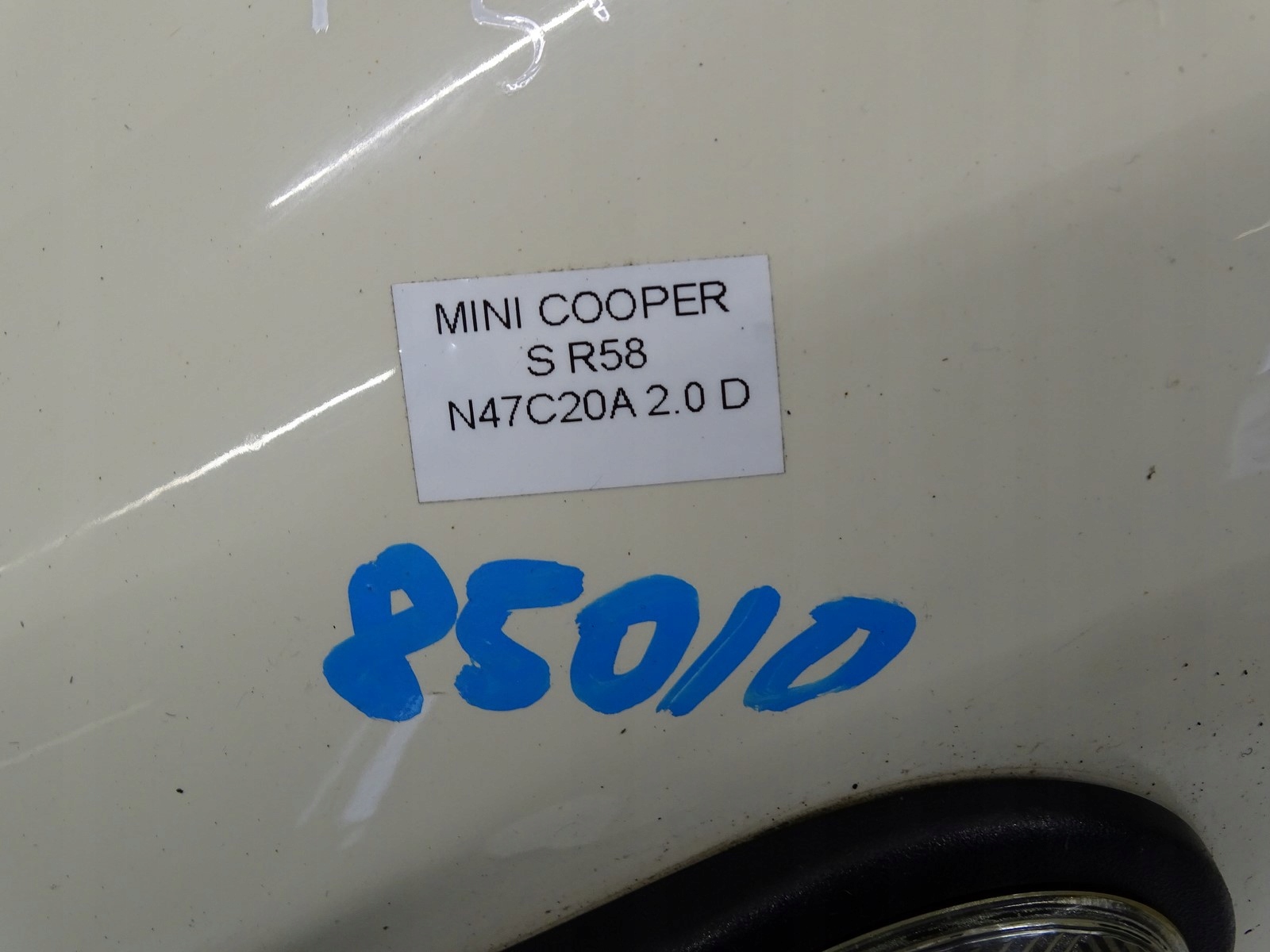 fender left front front MINI COOPER S R58 850