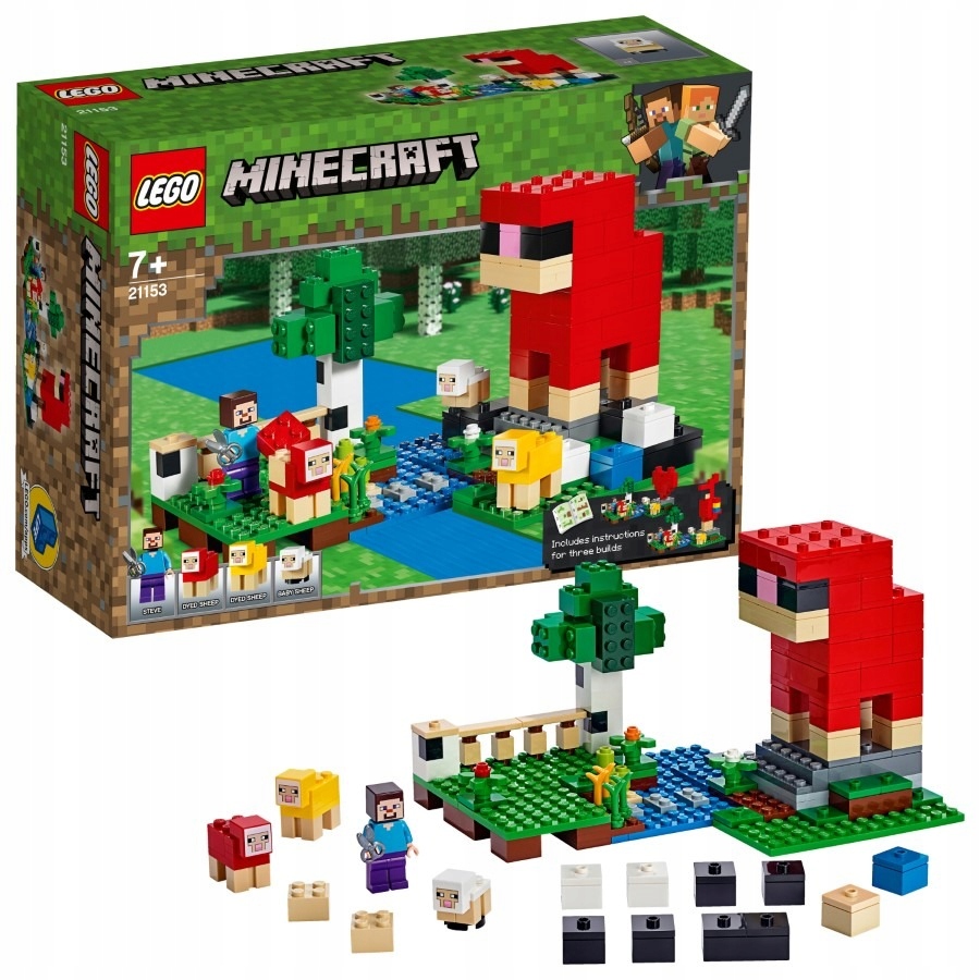 NOWE LEGO MINECRAFT 21153 HODOWLA OWIEC