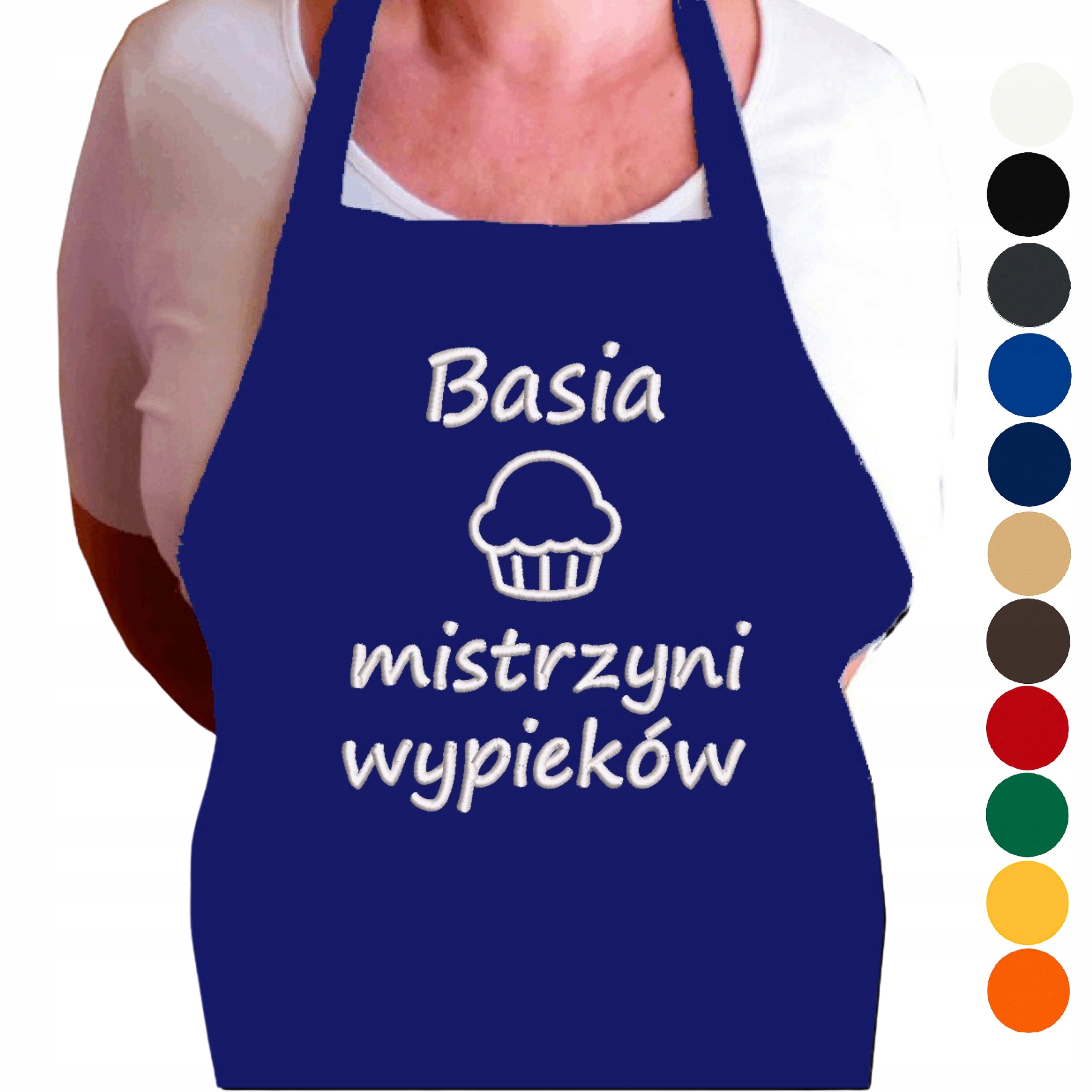 Dámská Kuchyňská Zástěra S Vtipným Potiskem A Výšivkou, Jméno