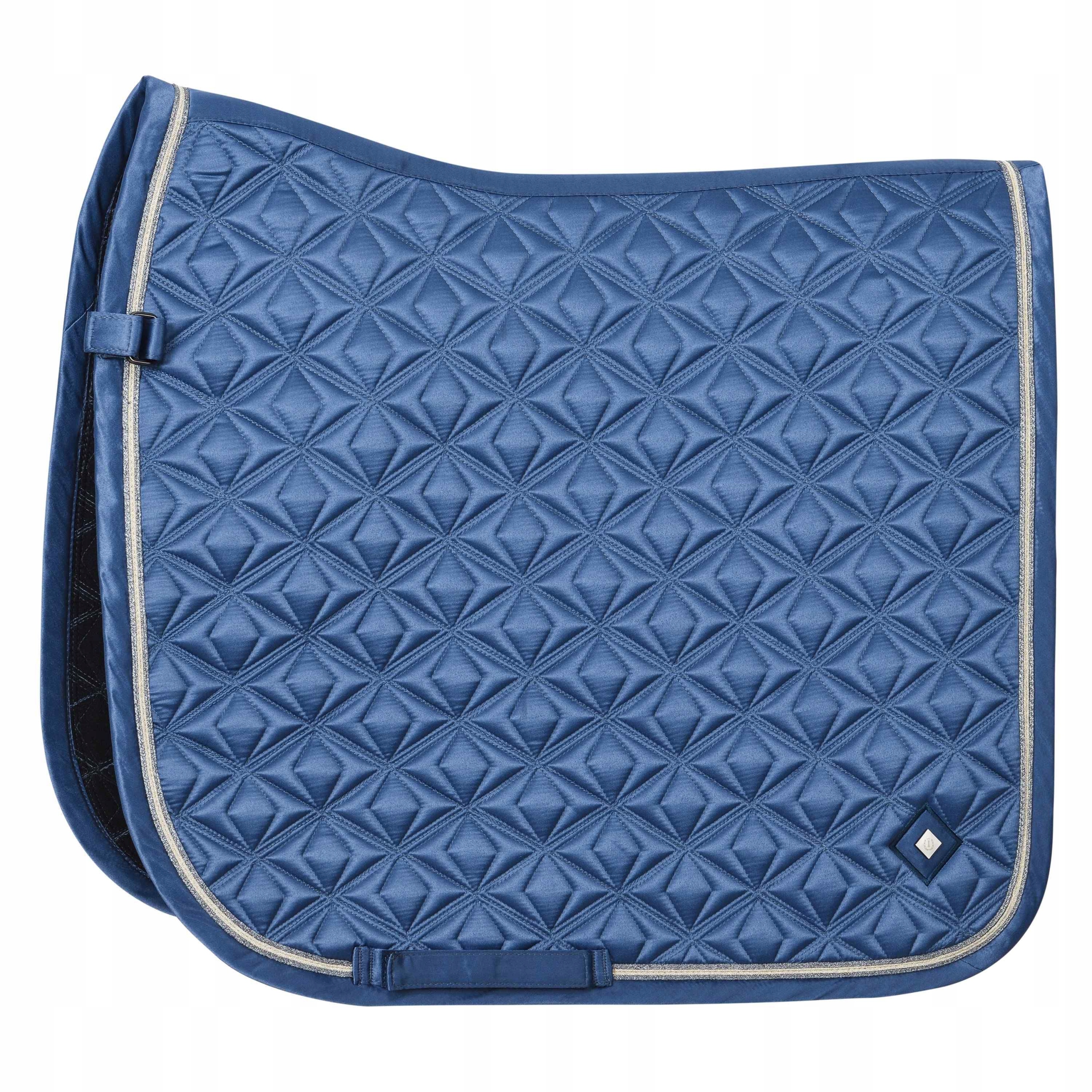 Czaprak dla konia Imperial Riding Lenny ujeżdżeniowy niebieski Full Dr