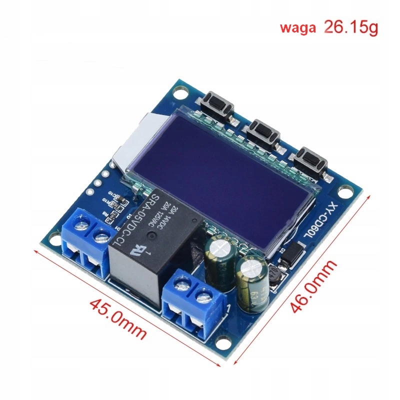 MODUŁ ZARZADZANIA ŁADOWANIEM AKUMULATORA 6-60V 10A EAN (GTIN) 5905972131163