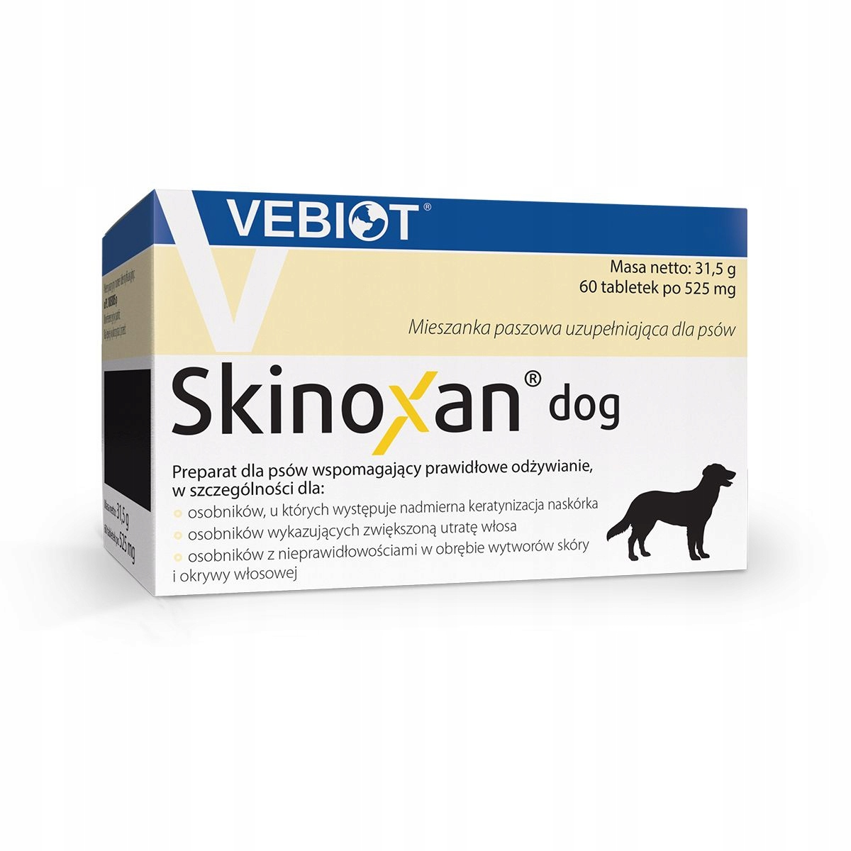

Skinoxan dog 60tab śierść i skóra