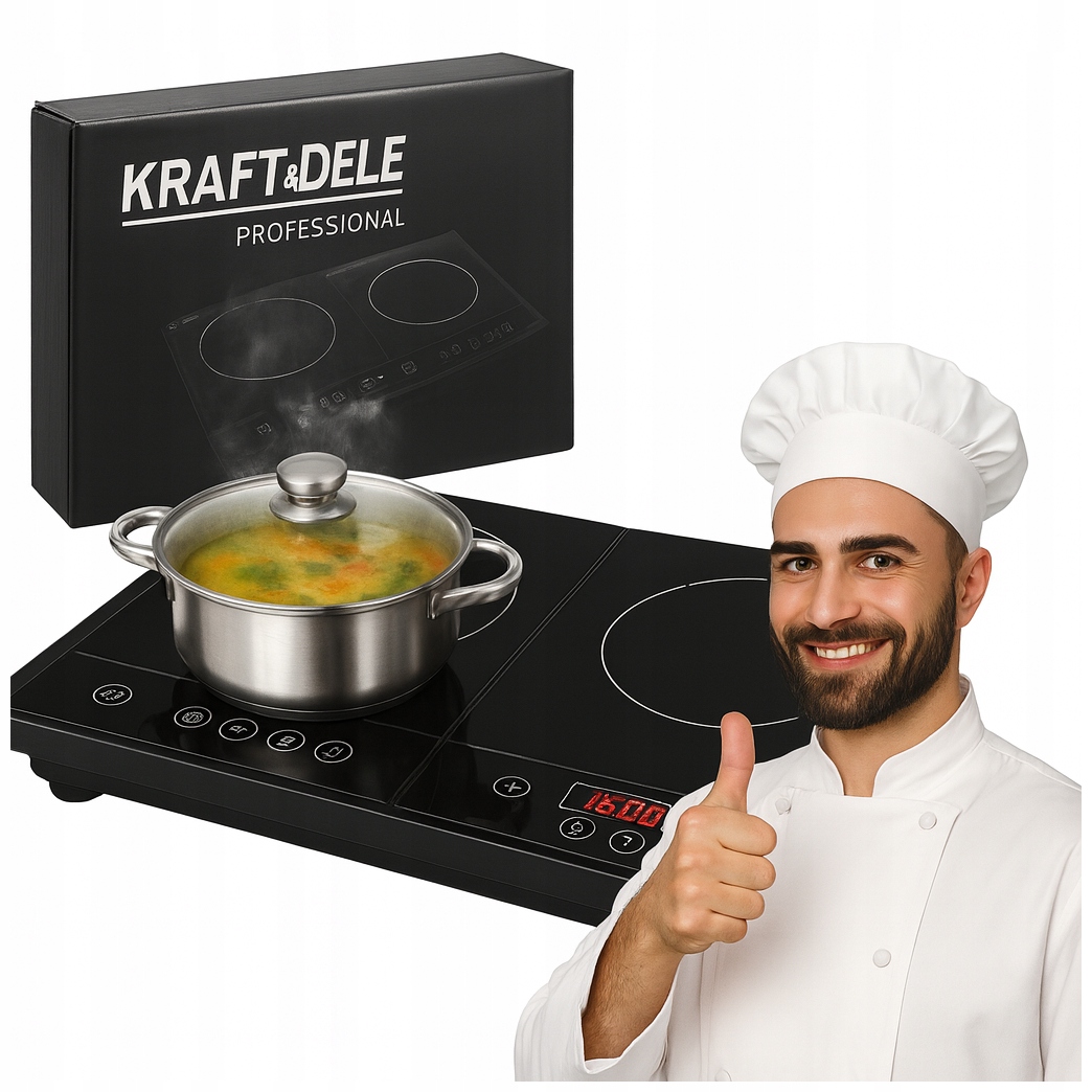 Kuchenka Indukcyjna 2000W Solidna