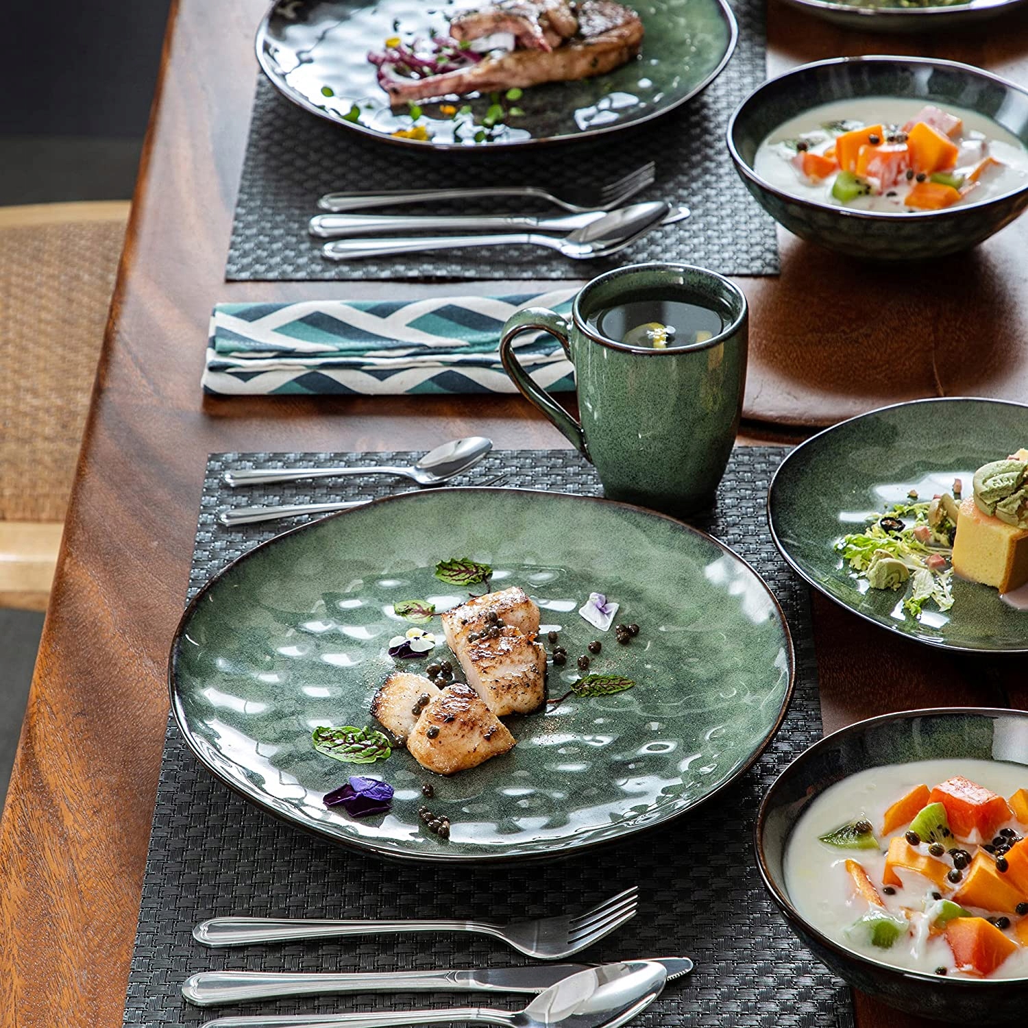 SERWIS OBIADOWY zestaw VANCASSO 32 elem. vintage Rodzaj serwisu obiadowy