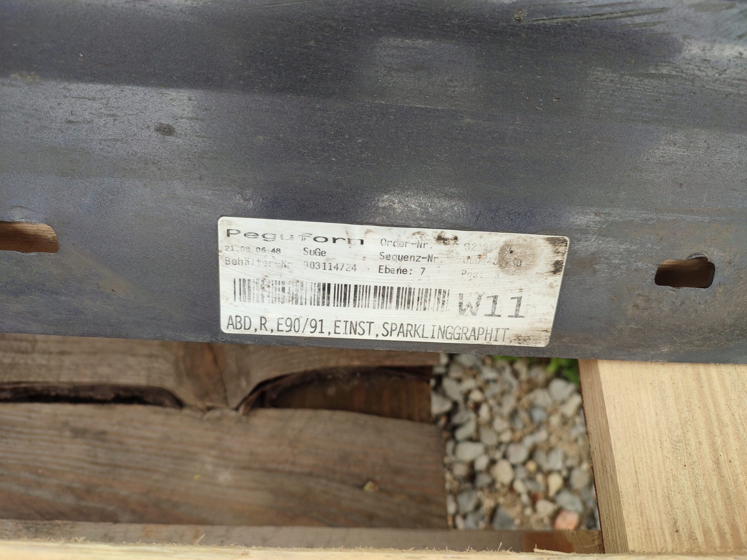 moulding cap threshold threshold right BMW 3 E90 E91 SPARKLING GRAPPHITE