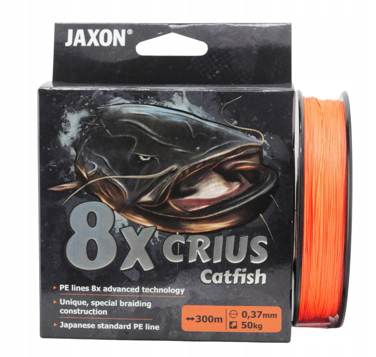 0,37mm 50kg 300m Plecionka Sumowa Na Suma Jaxon Crius Catfish 8X