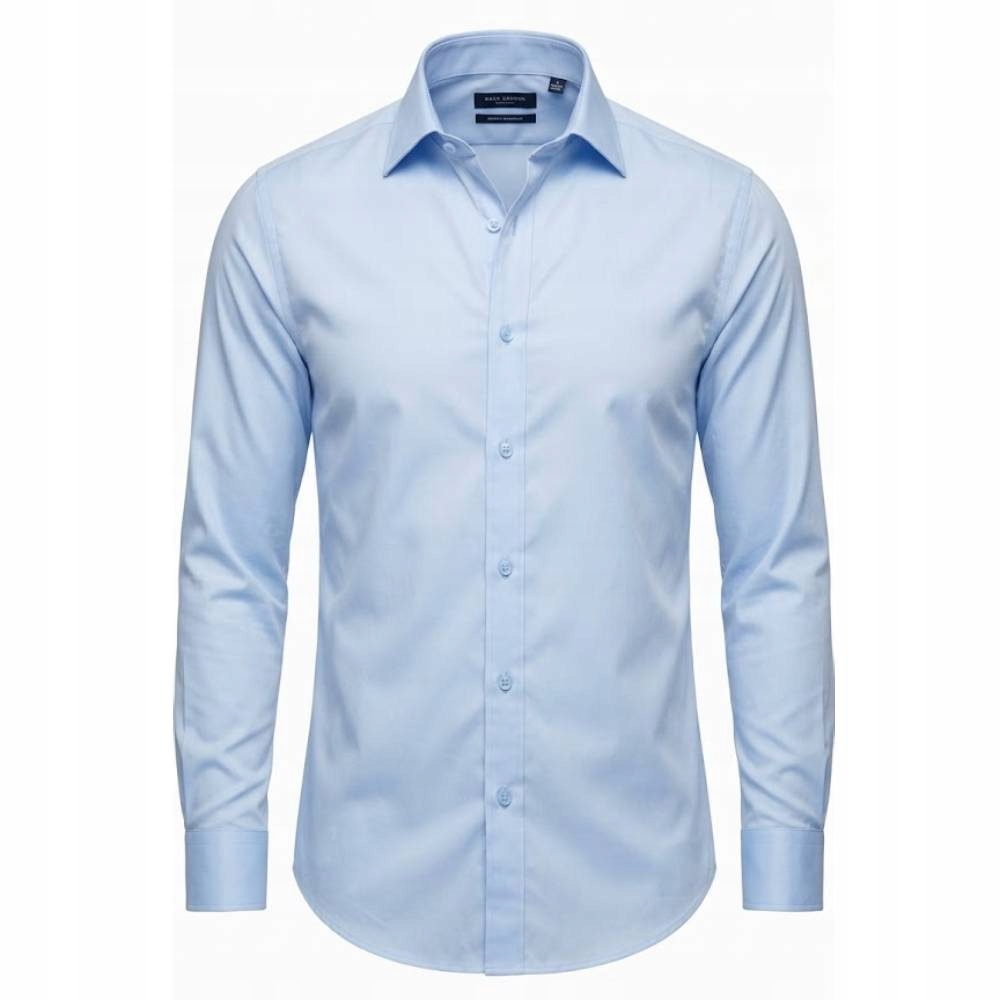 Ego Man košile pánská RE-101-03 regular fit 5XL světle modrá