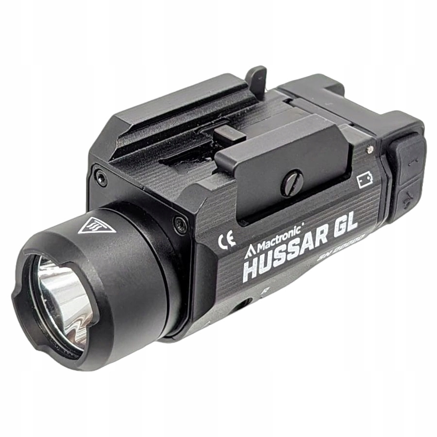 Lampička na zbraň Mactronic Hussar Gl s laserovým zaměřovačem 900 lumenů
