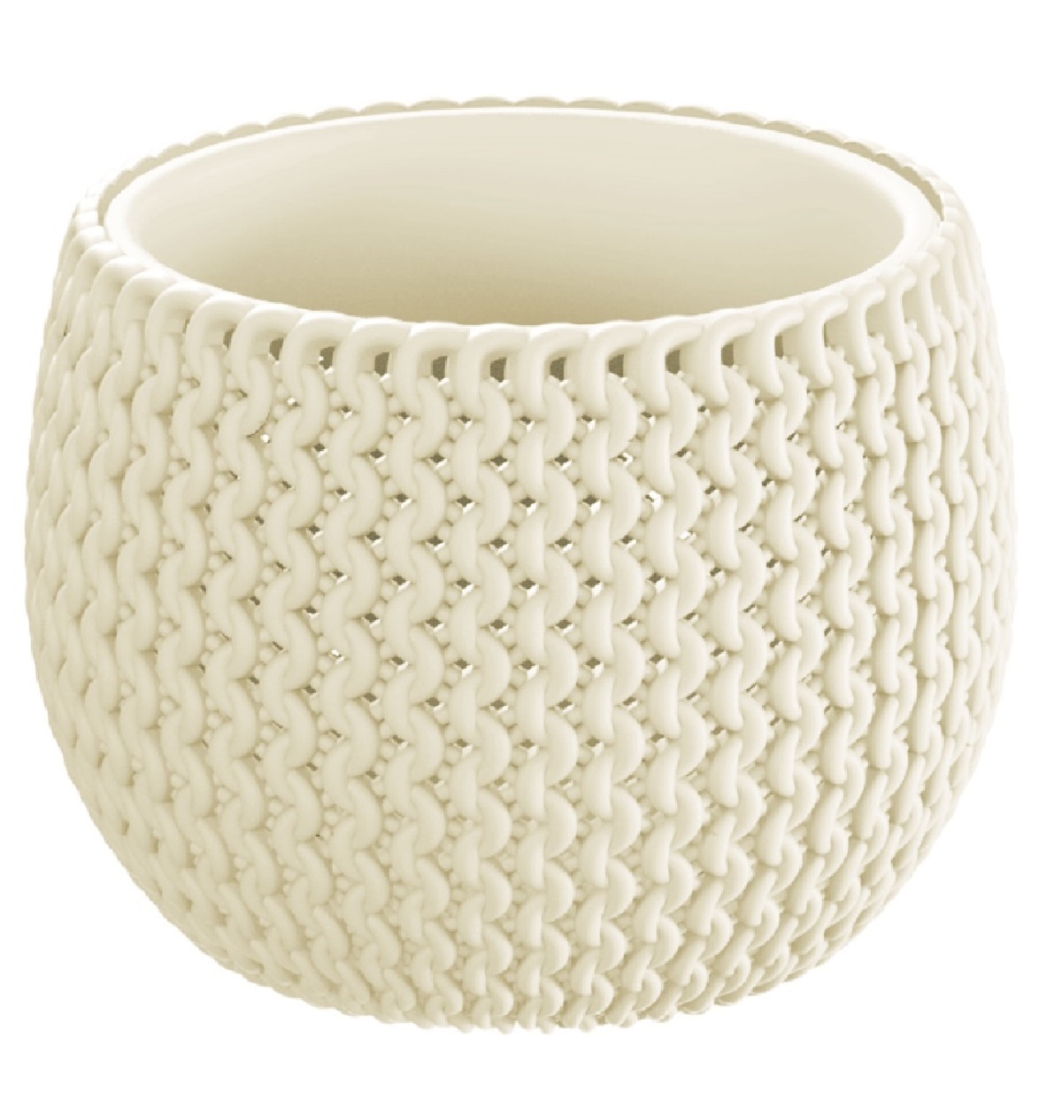

Doniczka donica Splofy Bowl wkład kremowa 15cm