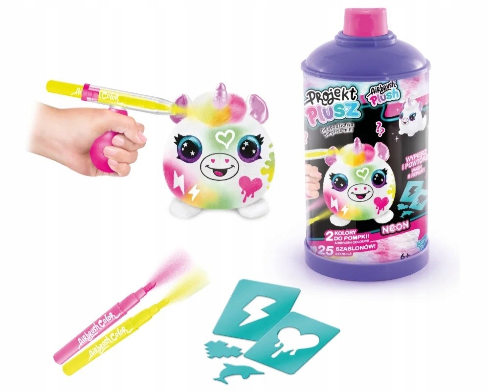 MASKOTKA DO KOLOROWANIA W TUBIE Z AKCESORIAMI POKOLORUJ PLUSZAKA EPEE