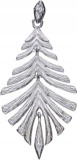 Stříbrný přívěsek 925 pohyblivý list 2,95 g, ideální jako dárek, módní vzor