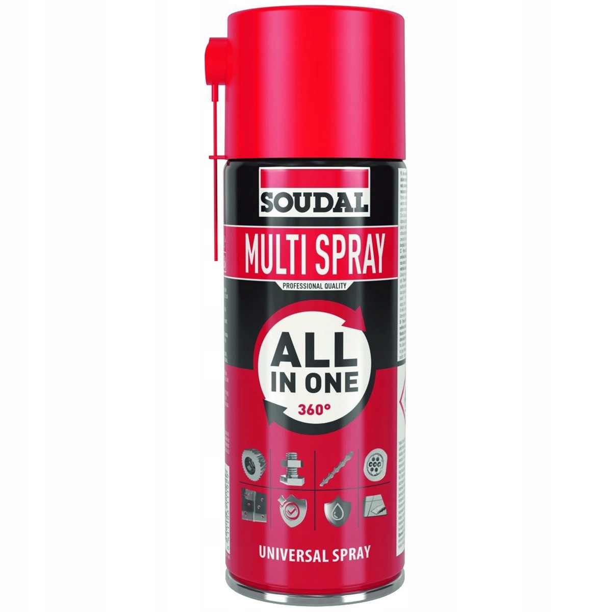 Soudal Multi Spray 400 ml smar odrdzewiacz preparat uniwersalny 360 stopni