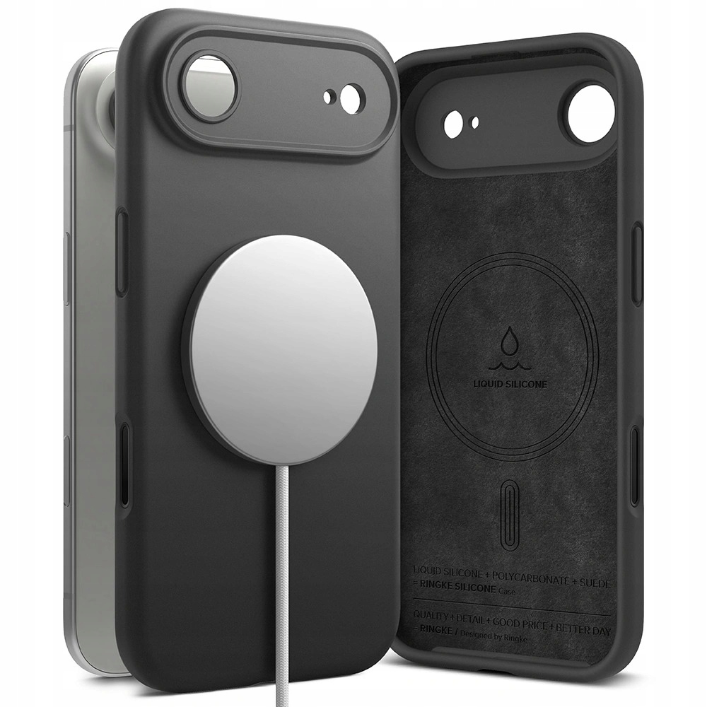 Ringke Silicone Magnetic MagSafe iPhone Air Black Ringke