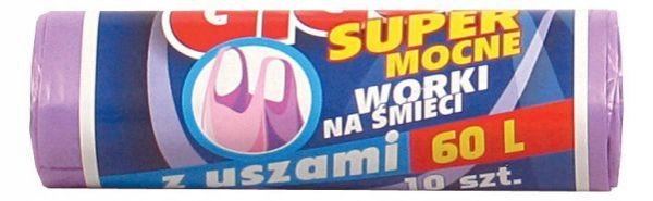 

Worki Na Smieci 60L/10SZT Gigus Hdpe Z Uszami