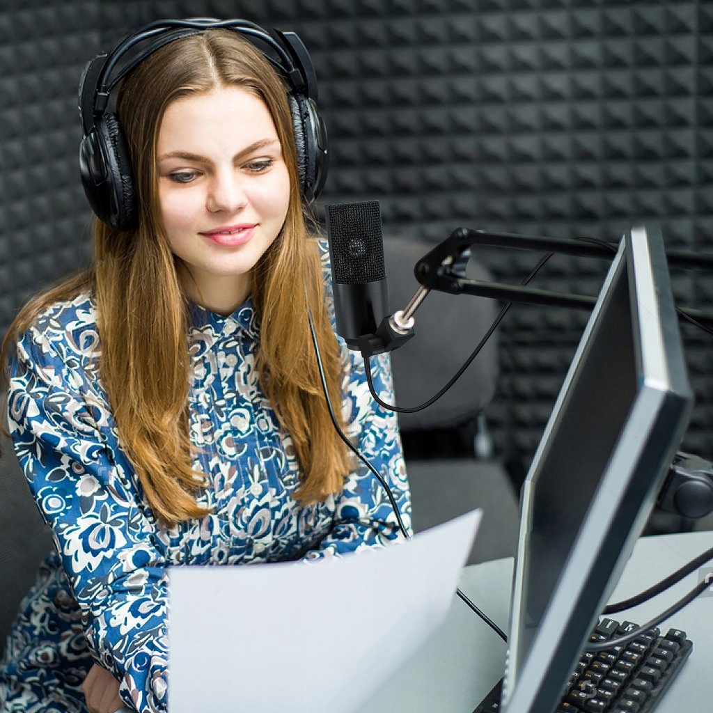 FIFINE K669B MIKROFON DO KOMPUTERA GAMINGOWY Z STATYWEM USB Charakterystyka kierunkowa kardioidalna