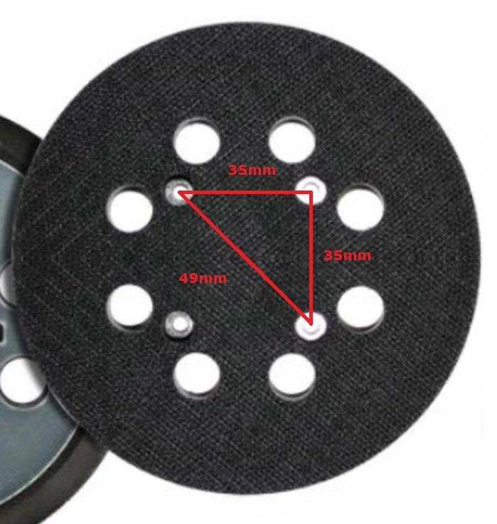 Dysk szlifierski zmienni 125mm DeWalt do DWE6423 Rodzaj uchwyt