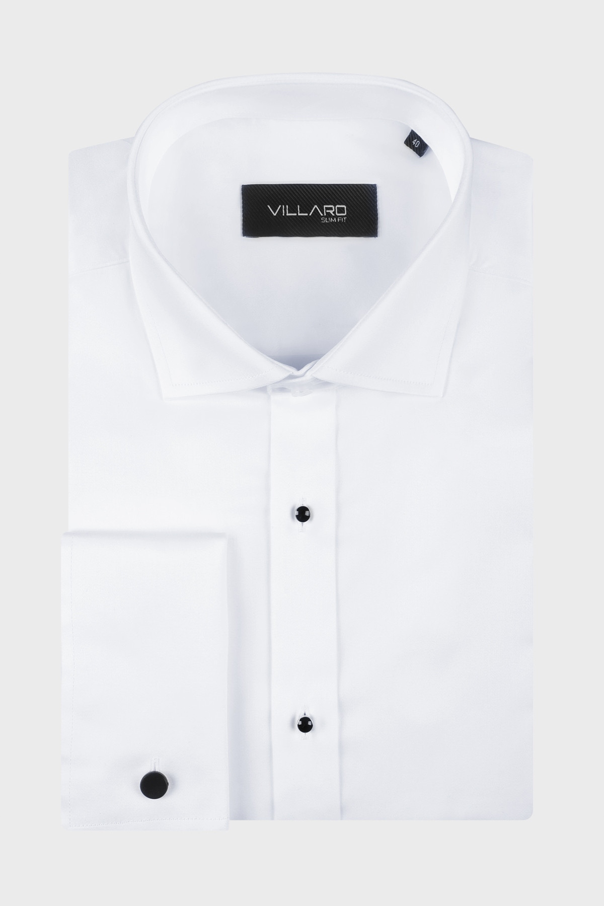 Bílá pánská návštěvnická košile Slim Fit 36-176/182