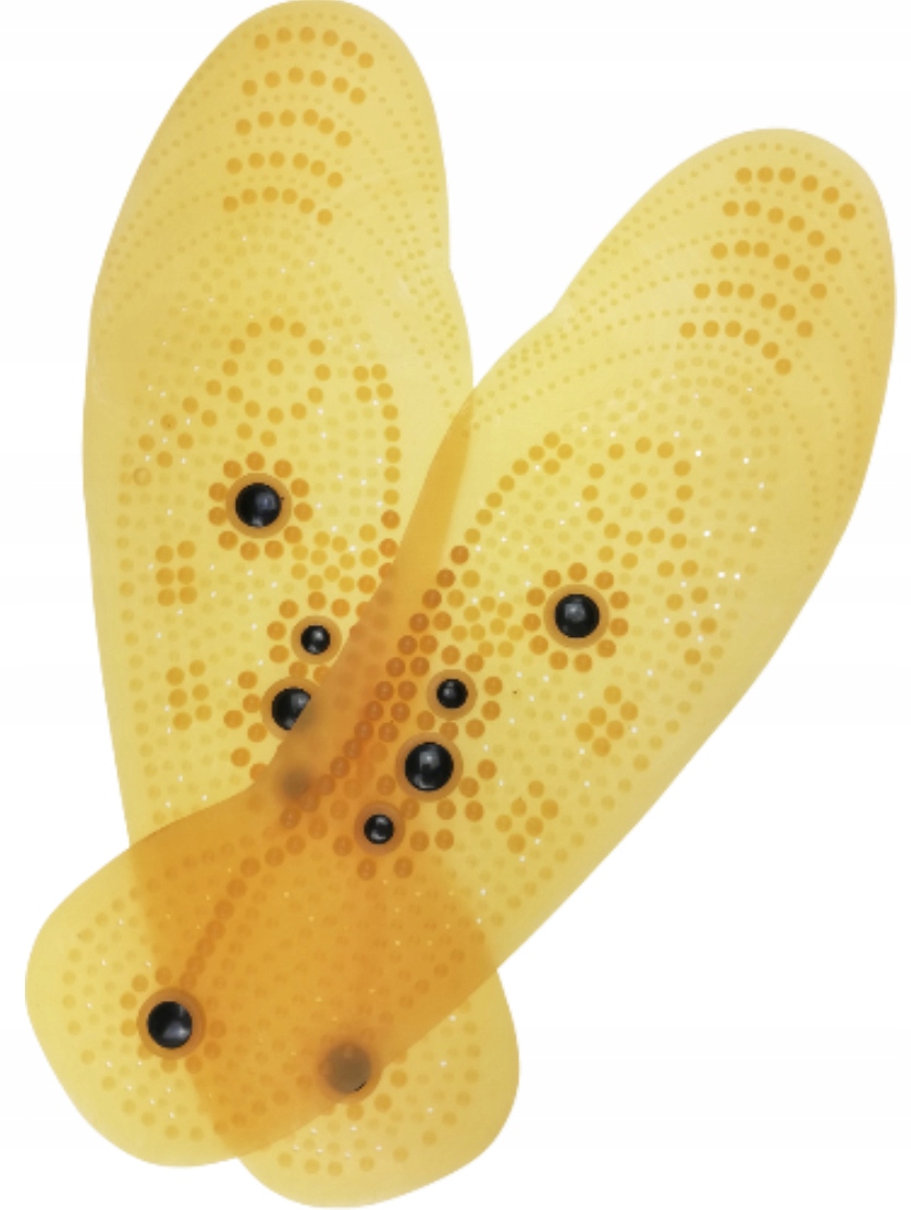 MASUJĄCE WKŁADKI DO BUTÓW Z MAGNESAMI AKUPRESURA Właściwości oddychające