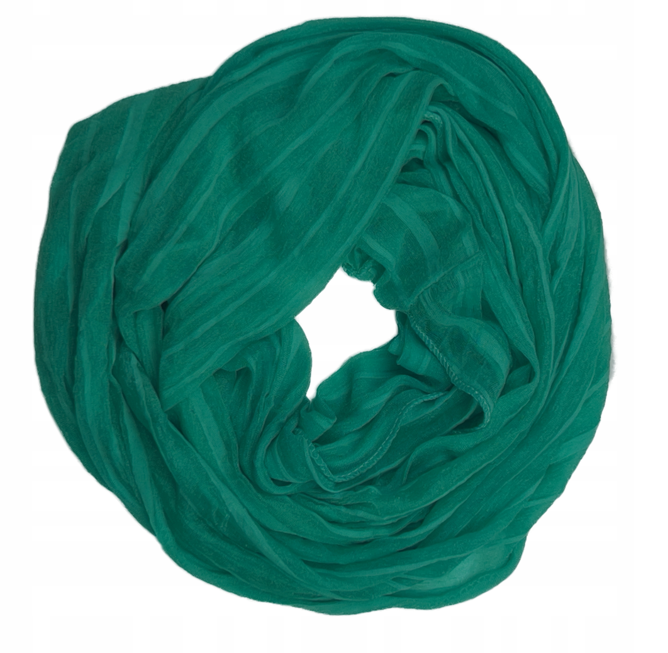 apaszka KOMIN szalik jednokolorowy morski zielony