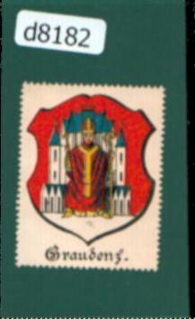 xd8182 Graudenz. Mała litografia z okolo 1900