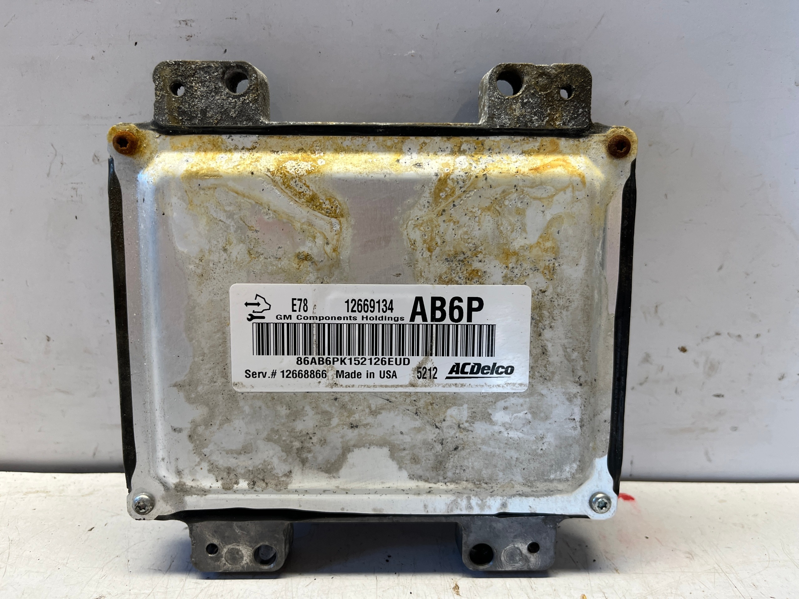 OPEL CORSA E Centralina computer ECU Motore 12669134 AB6P E78 1.4