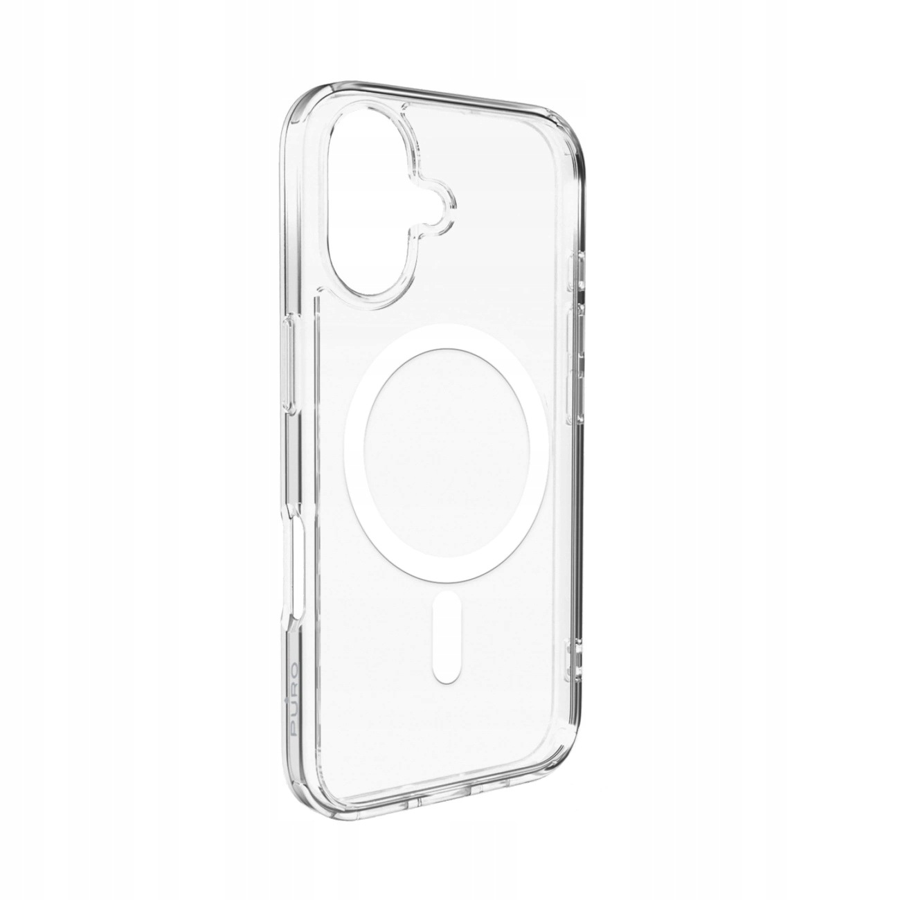 Etui silikonowe Puro Lite Mag MagSafe do iPhone 16 przezroczyste