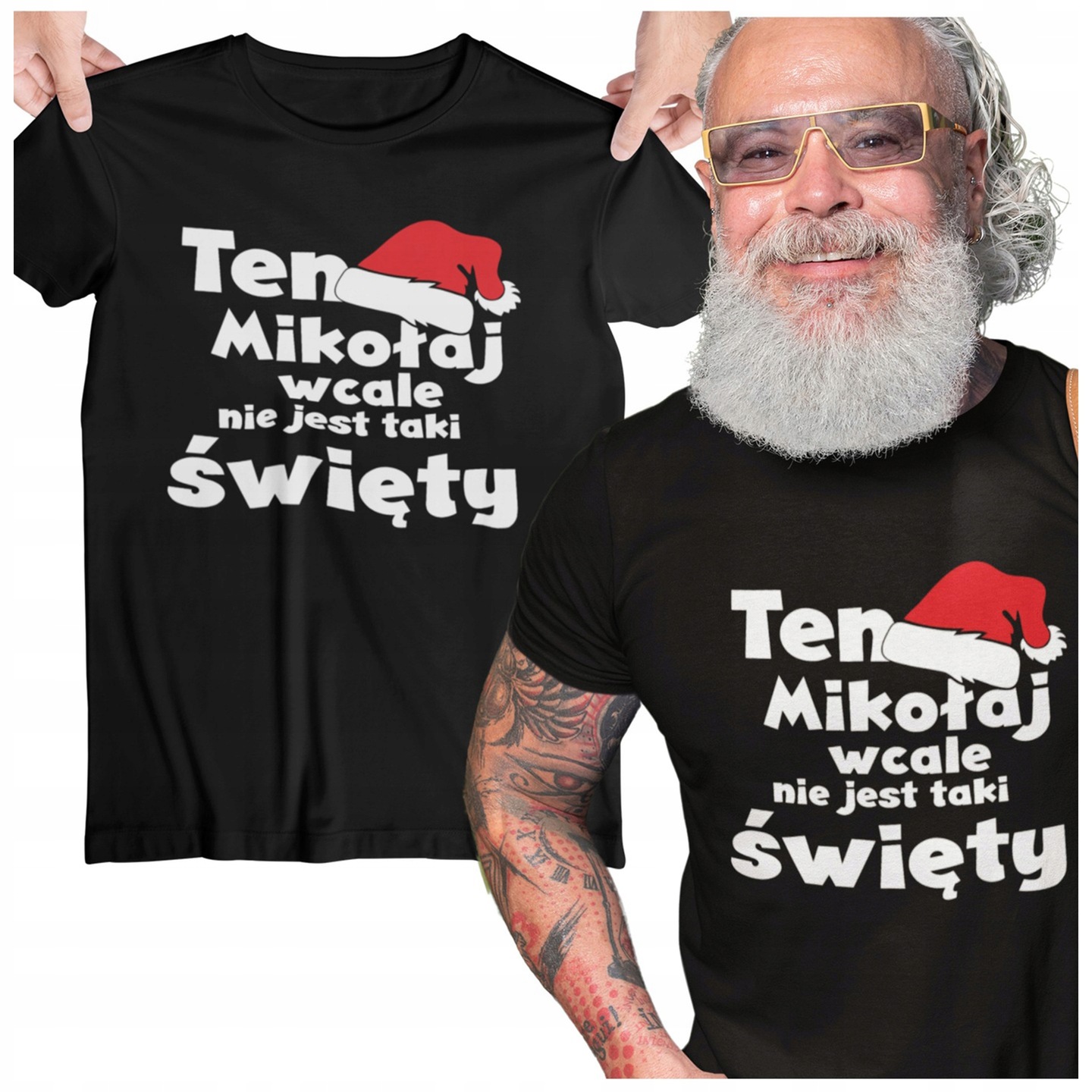 

Koszulka Świąteczna Świąteczny Mikołaj