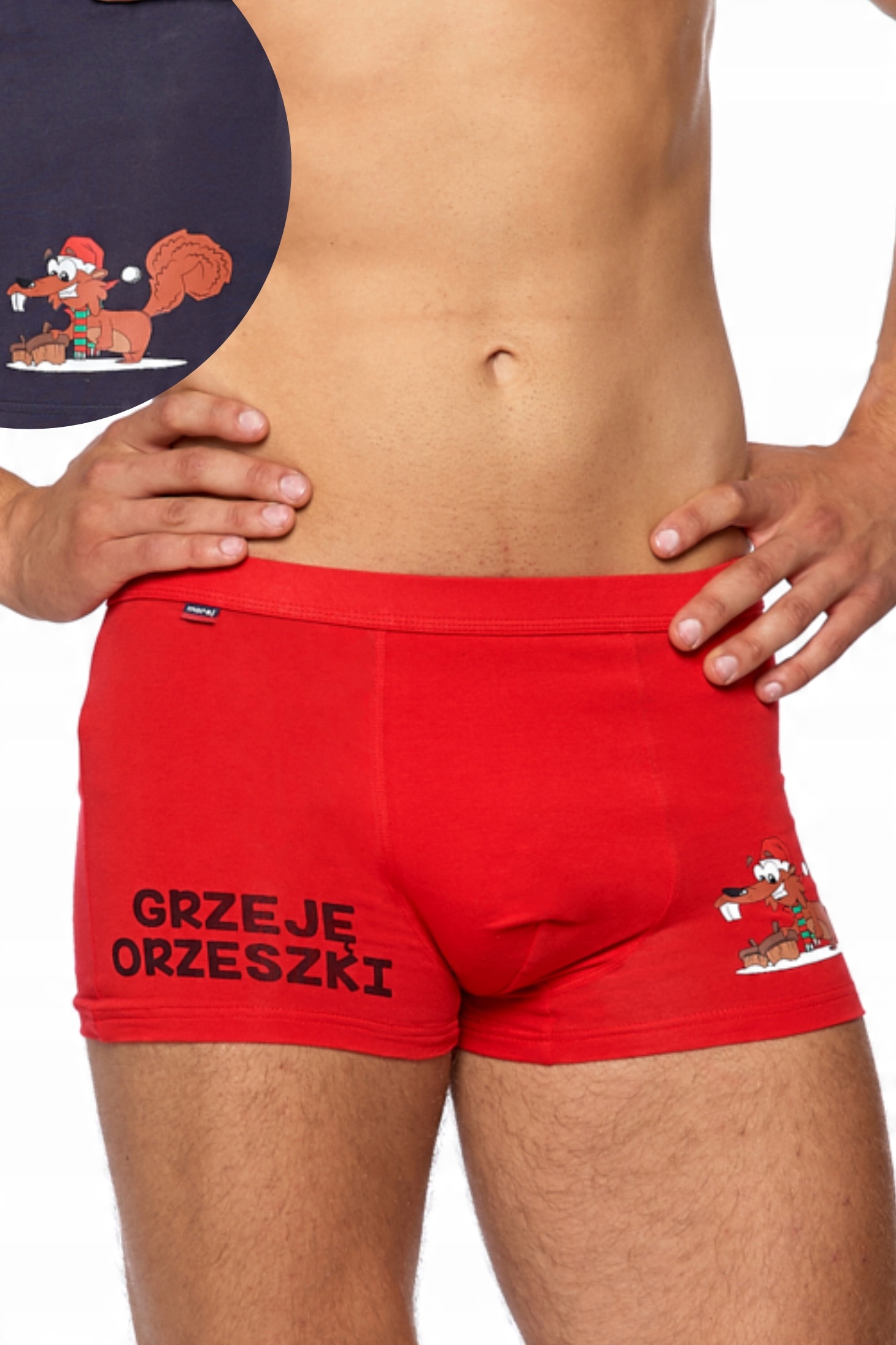 

Śmieszne bokserki grzeję orzeszki, prezent, XL