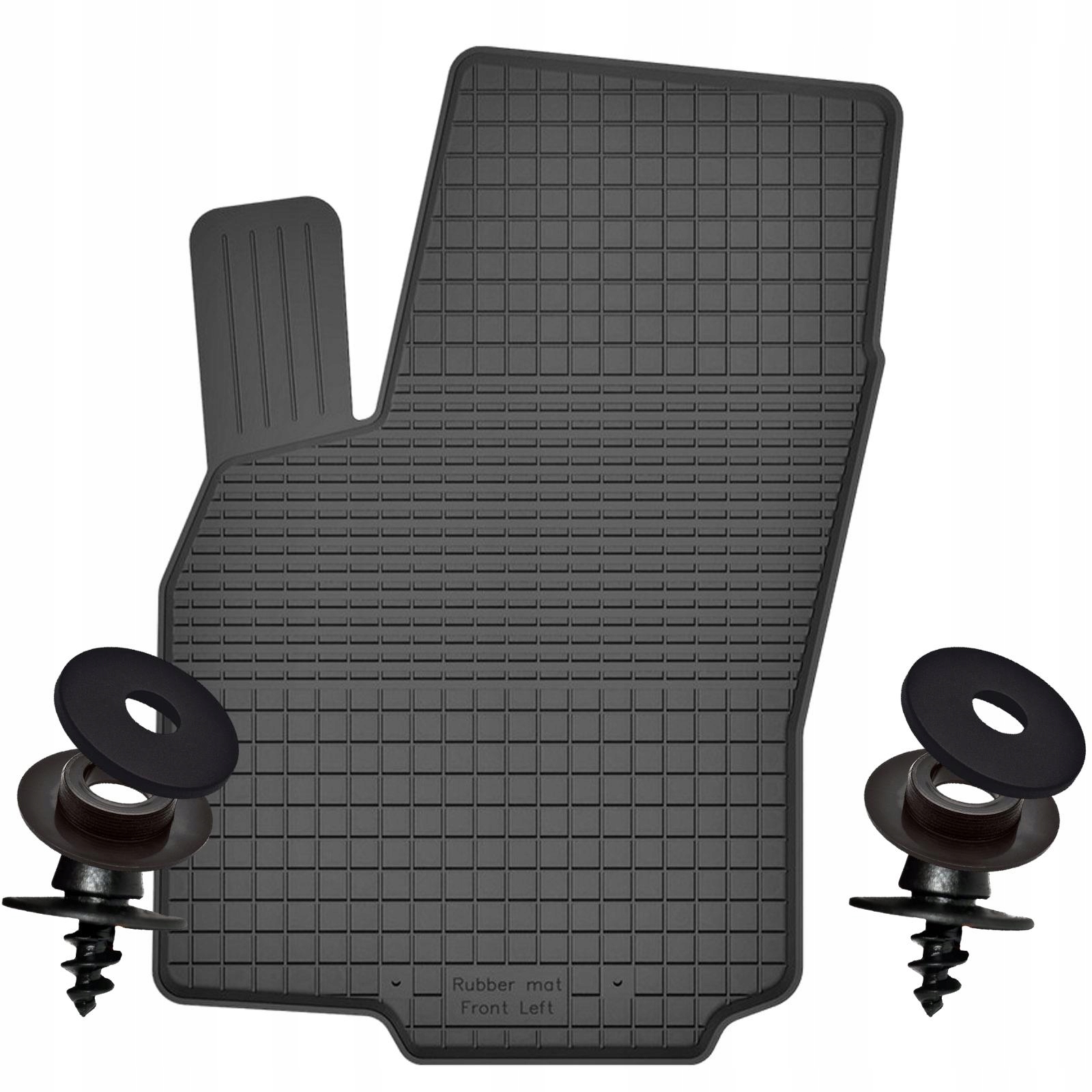 килимок резина NISSAN Navara D40 2004-2019 + КРІПЛЕННЯ