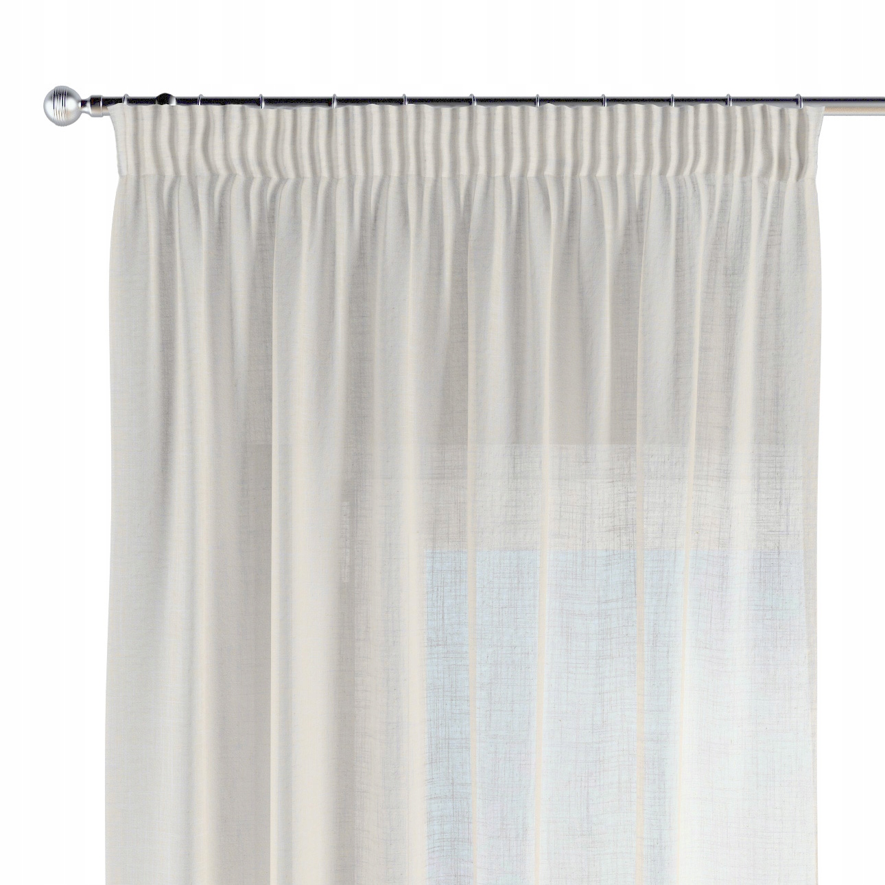 Záves na vlnitej páske 1 ks 130 x 260 cm, hnedý