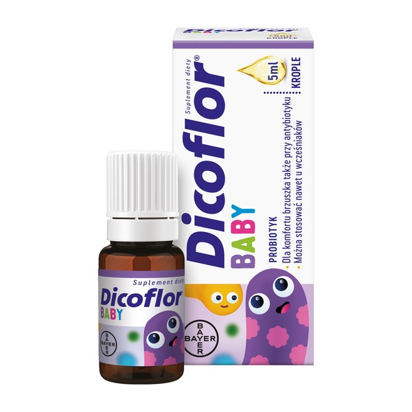 Dicoflor baby, krople 5 ml.