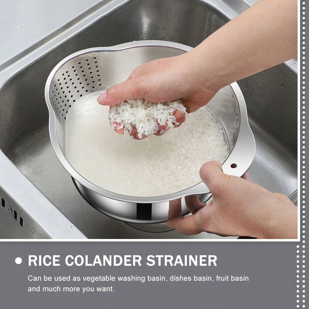 SITKO DO MYCIA RYŻU ZE STALI NIERDZEWNEJ Marka bez marki