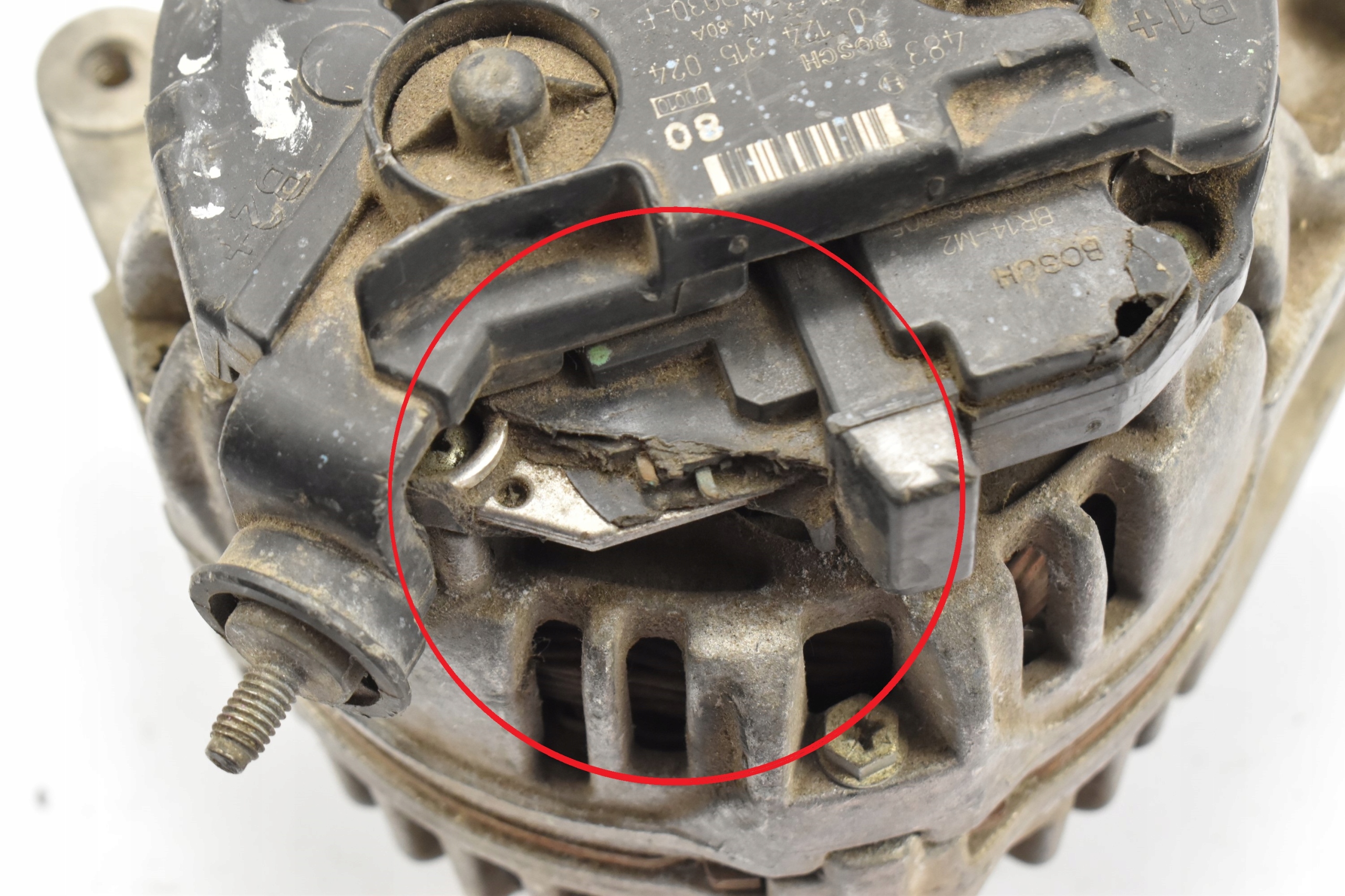 ALTERNATOR 27060-0D030-F 80A 1.4 1.8 VVTI TOYOTA COROLLA E12 AVENSIS T25 Stan opakowania zastępcze