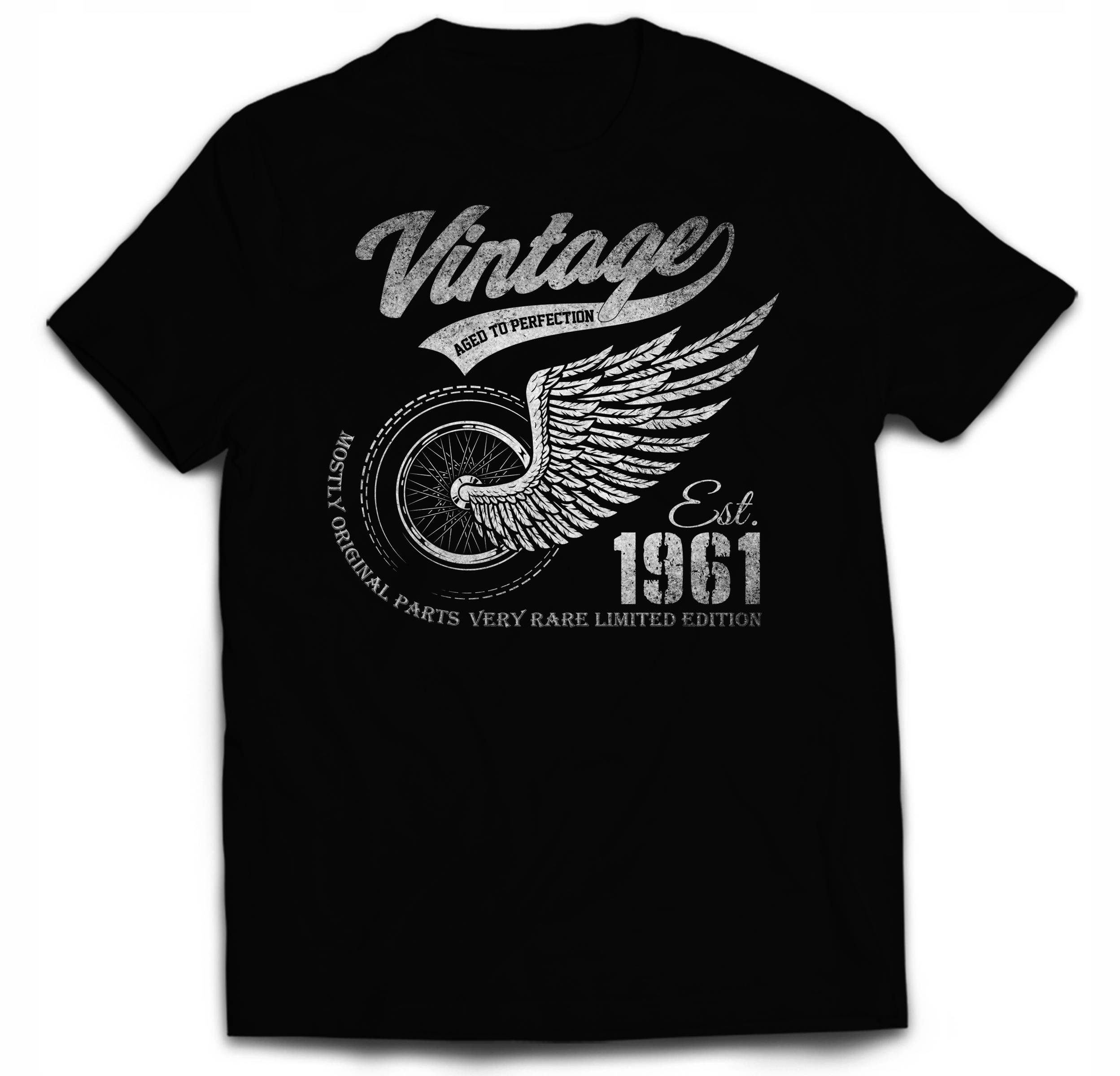 

Koszulka Na 60 Urodziny Vintage Wings 1961 4XL