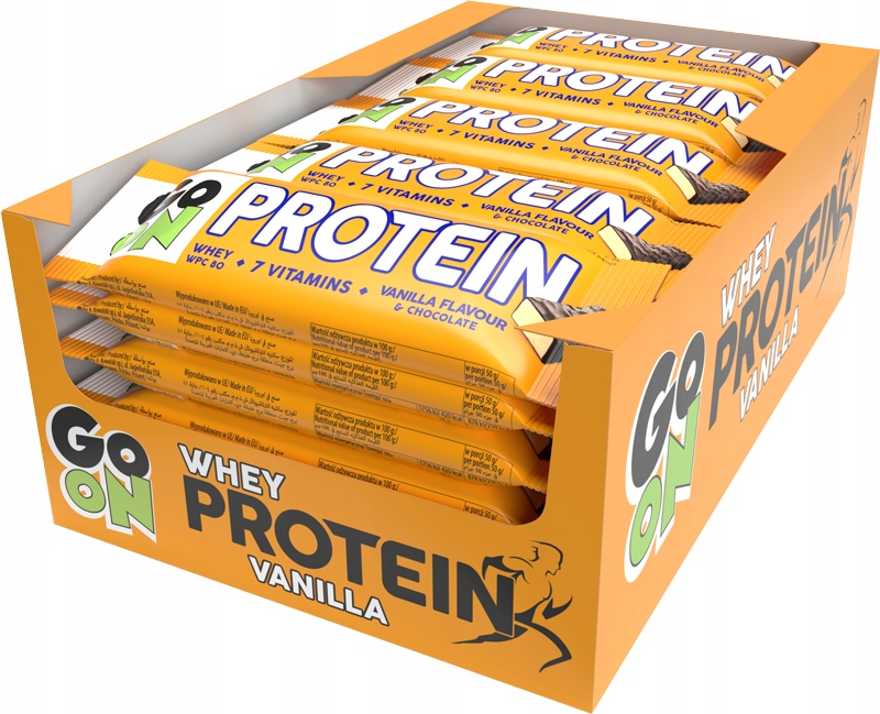 Levně Proteinová tyčinka 20% Go On vanilková 50g Sante