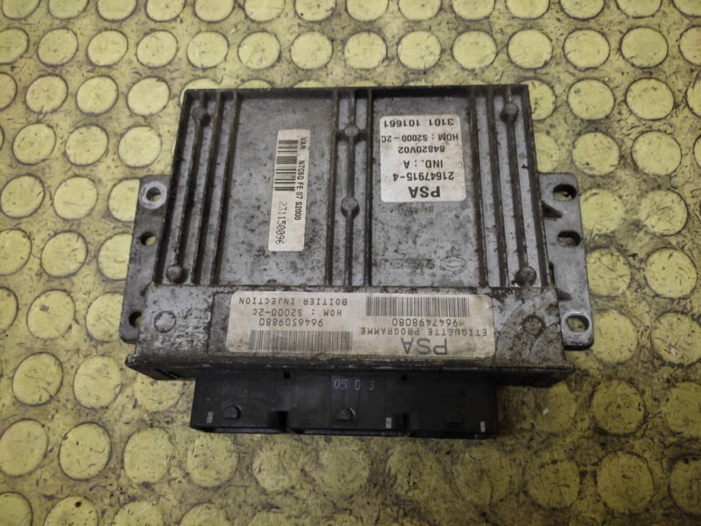 CITROEN XSARA control unit of the engine 9647498080