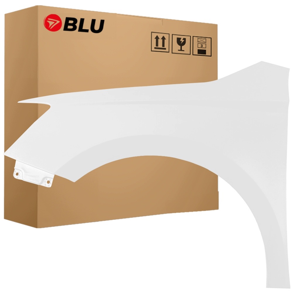 Blu Blatník Škoda Fabia 3 III Nj LS9R levý bílý 14-22 GletscherWeiss