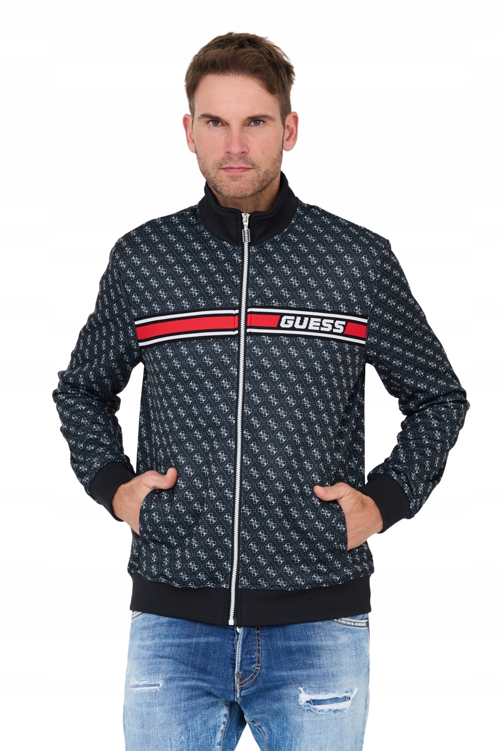 Guess Černá pánská mikina M