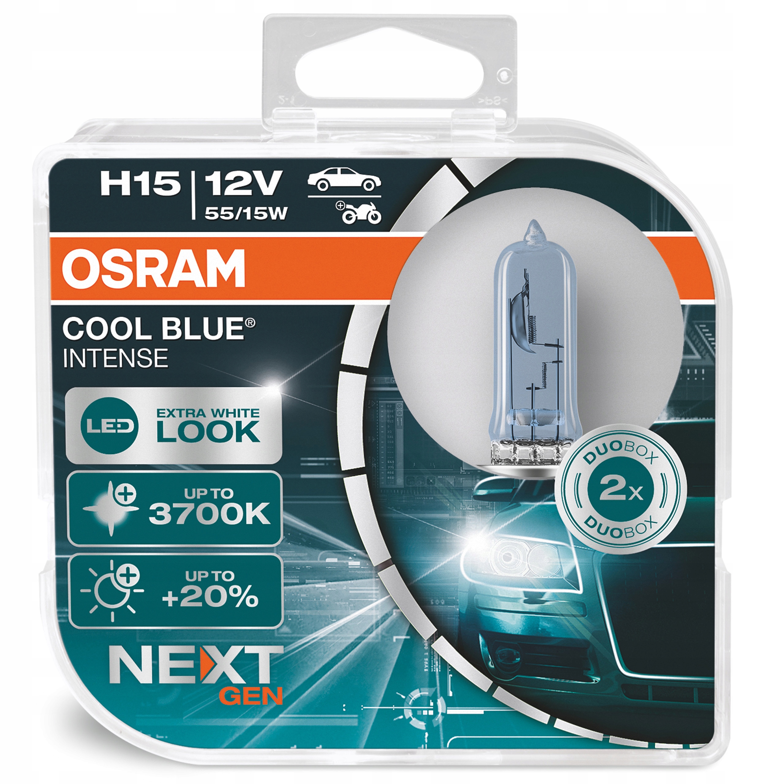Osram H15 Cool Blue Intense NextGen Nová generácia
