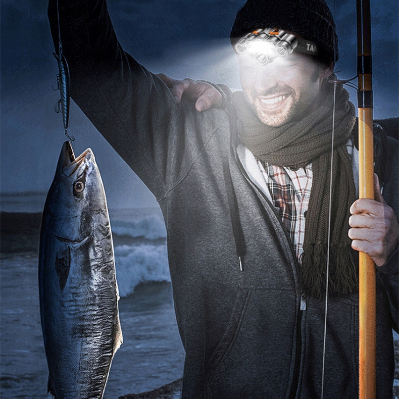 MOCNA LATARKA CZOŁOWA NA GŁOWĘ CZOŁÓWKA 9LED AKU PRAKTYCZNY PREZENT Model XJ4570