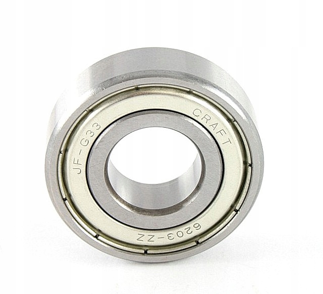 Łożysko kulkowe 6203 Zz 17x40x12 mm wał do silnika Wsk Romet Motorynka