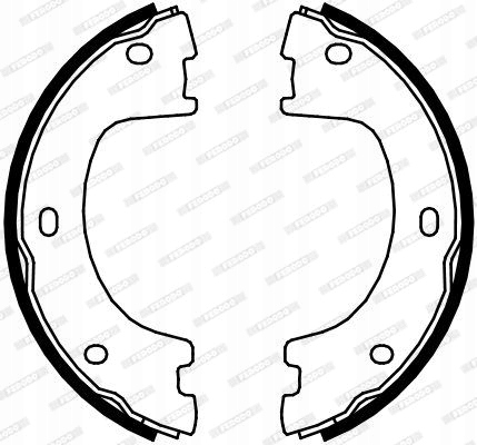 ZESTAW SZCZĘK HAMULCOWYCH, HAMULEC POSTOJOWY Stan opakowania oryginalne