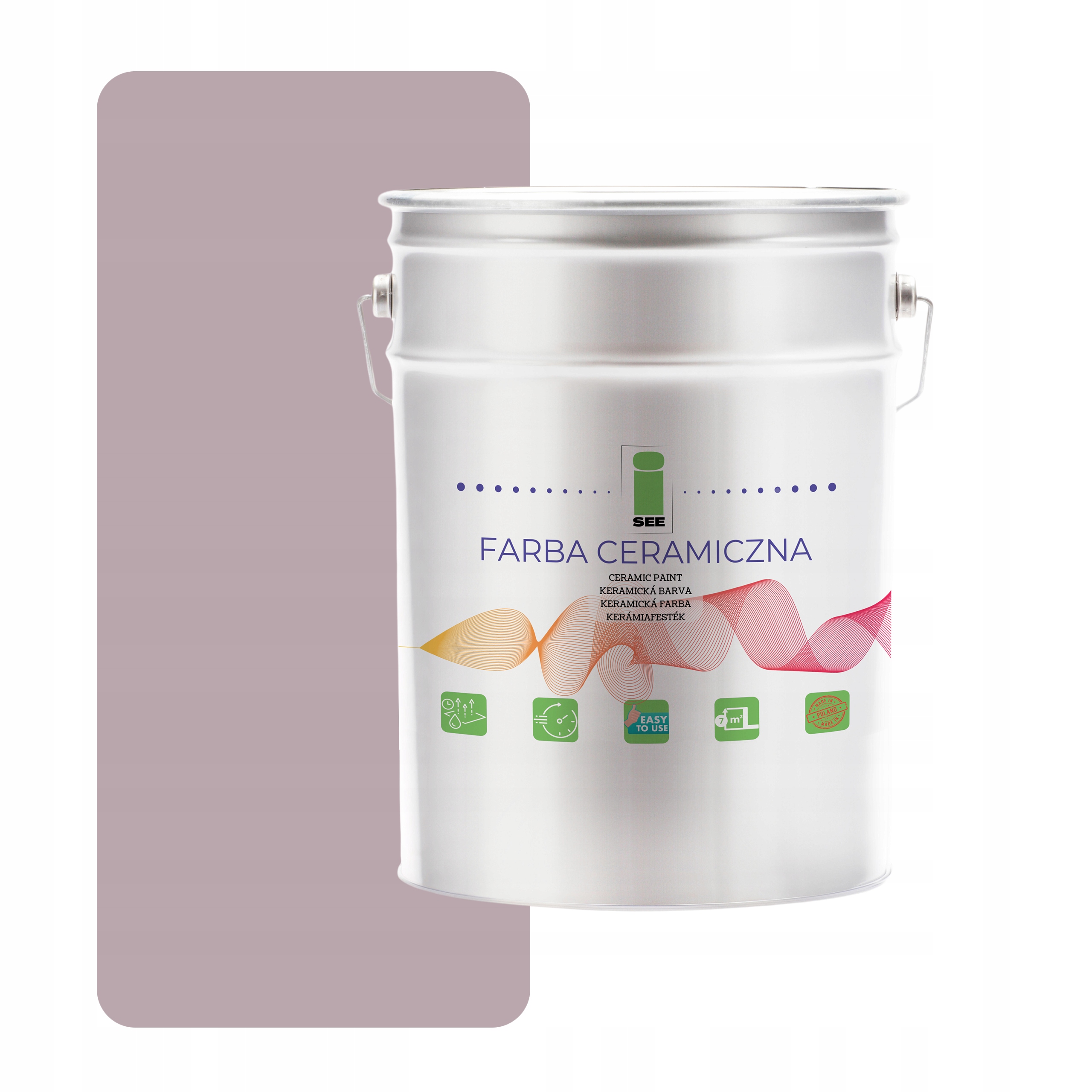 Keramická Umývateľná Nástenná Farba Na Steny Vresová, Odolná Voči Škvrnám 10 L